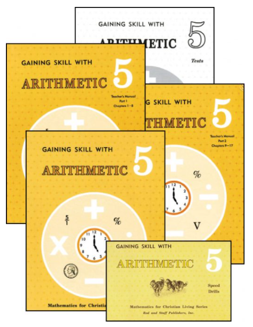 Rod & Staff Grade 5 Math Set